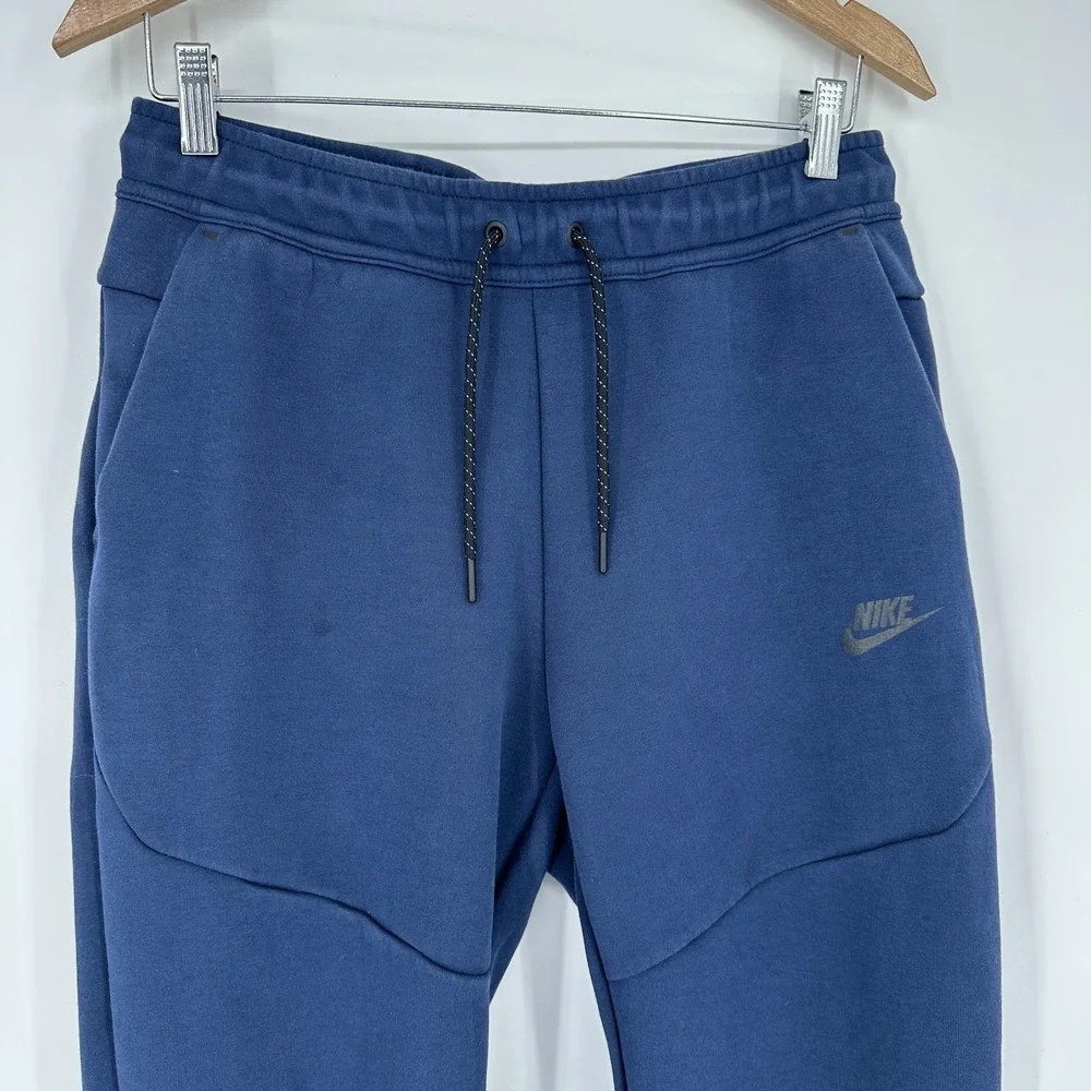 Nike Mens Navy Drawstring joggers activewear Medium
